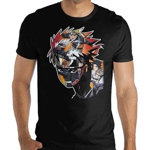 Naruto Shippuden Collection T-Shirt Tee from 2007 Size 2XL - Picture 2 of 6